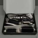 Hair Dryer Brush 6 in 1 Hair Styler 60000RPM Powerful Blow Dryer Brush Professional Hot Air Styler 1000w Detachable Hot Air Brush Hair Styling Tools Auto Wrap Curlers Thermal Brush Straightener Gold