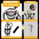 Upgraded J-47912 Fuel System Priming Pump Directly for Detroit Diesel DD13 DD15 S60 MBE900 and MBE4000 Replaces OTC5869 J-47912, with Shoulder Strap for Convenient Carrying