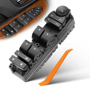 20835553 Power Window Switch Driver Side with Power Folding Mirrors & Door Lock - Master Window Control for 2007-2013 Chevy Silverado Tahoe Suburban, 2007-2014 GMC Sierra Yukon Cadilla Escalade