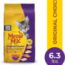 Meow Mix Original Choice Dry Cat Food, 6.3 Pound Bag (EXP 01/04/26)