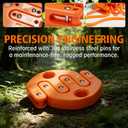 Game & Gear Hoist Block and Tackle Pulley System, Generic Portable Block and Tackle Pulley System for Outdoor Camping Hunting Wilderness