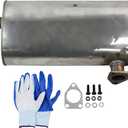 Exhaust Main Muffler for Mitsubishi Outlander 2.4 2014-2020 w/Single Tail