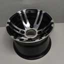 10 Inch ATV Wheel Rim, High Strength Aluminum Alloy ATV Wheel Rim, Universal for ATVs, Karts, Quad Bikes (Rear Wheel)