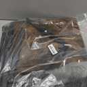 Homeiju Bar Stools, Counter Height Bar Stools Set of 2, 23.6 Inch Saddle Stools with Footrests, Industrial Kitchen Counter Seat for Dining Room, Kitchen, Counter, Rustic Brown