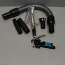 GOCCIDA 2IN1 Car Interior Detailing Air Blow Gun & Vacunm Gun with Adjustable Air Flow Nozzle,Cleaning Gun Quickly Blasts Dirt and Dust from Surface Works with Air Compressor(Upgrade Rotate Tube) 