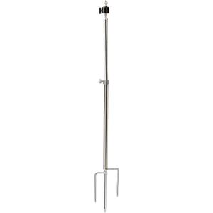 1 PCS Outdoor Camera Ground Stake Mount, Stainless Steel Adjustable Ground Spike Camera Mounting Holder Collapsible Multifunctional Fishing Stake Stand Accessories for Hunting Trail etc.