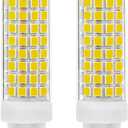 G9 LED Bulb Non-Dimmable 10W,100W T4 G9 Halogen Bulb Equivalent,Daylight White 6000K,Wide Voltage AC 100V-265V,1200LM G9 Bulbs for Home Lighting Chandelier Ceiling Fixture(2-Pack)