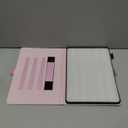 Dteck for Samsung Galaxy Tab S10+/S9+/S8+/S7 FE/S7+ Case with S Pen Holder, Shockproof Stand Smart Folio Protective Cover with Auto Sleep/Wake, Blue Pink