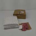 24 PCS Christmas Cookie Boxes for Gift Giving, 9x6x3 Golden Star Christmas Treat Boxes with Window, Auto-Up Holiday Cookie Boxes,Baking Goods Packaging Box for Desserts, Mini Cake, Donuts