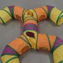 Petizer H-4-Way Collapsible Cat Tunnels for Kittens Indoor Entertainment, Washable Cute Cat Tube Toys with Interactive Playing Balls,Tear-Resistant Pet Tube, Cats, Kitten, Kitty, Puppy, Rabbit