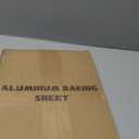 Commercial Quality Baking Sheet Pan Set, Natural Aluminum Cookie Sheet, Umite Chef Warp Resistant Baker's Half Sheet Pan, Large Thick Cookie Tray Pans for Baking, Roasting(2 Pack, 18X13In)