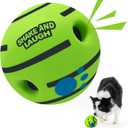 Dog Toys Ball, Interactive Dog Ball, Shaking with Gibbering Sound, for Training & Herding, L, 3.94 in (10 cm)