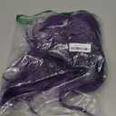 Dark Purple Wig Short Purple Wavy Curly Wig with Air Bangs for Women Heat Resistant Synthetic Hair with Hair Cap