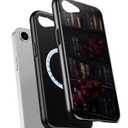 DEENAKIN for iPhone 16e Case - Wireless Charging Compatible - Dual-Layer Hard Shell & Silicone Cover - Protective Phone Case with Trendy Cute Designs for Women - Gothic Rose Booknook