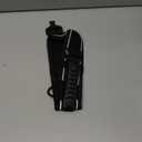 2.5" Tactical Dog Collar for Medium Dogs, Adjustable Heavy Duty Military Nylon Dog Collar with Reflective Stitching & Padded Handle for Hiking/Running/Training (Black,M) (Neck Girth: 14"-20"(36-50cm))