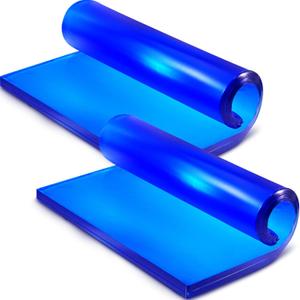 2 Pcs 2 Pcs Motorcycle Seat Gel Pad Shock Absorption Motorcycle Seat Cushion Cooling Soft Reduce Fatigue Motorbike Mat Comfortable Chair Pad for Motorbike Chair, Blue, 25 x 25 x 1cm