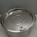 Dog Water Fountain for Large Dogs: Big Cat Water Fountain Stainless Steel -1.8Gal/7L Big Quiet Cats Water Bowl Dispenser- Pet Water Fountains for Dogs - 8 Filters + 8 Sponge Filters - GROOKPET