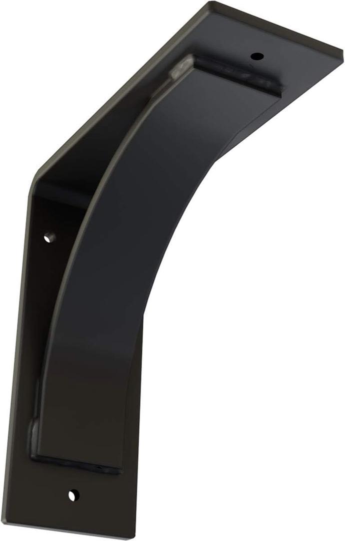 3"W x 8"D x 8"H Morris Steel Bracket, Powder Coated Black