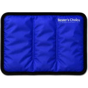 Rester's Choice Reusable Gel Ice Pack for Injuries Flexible Cold Pack for Pain Relief & Swelling, Stays Cold Longer, Medium 7 x 12, for Shoulder, Knee, Back (Blue, 1 Pack, 7x12)