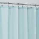 ALYVIA SPRING Long Fabric Shower Curtain Liner Waterproof - 72" x 74", Soft & Lightweight Longer Shower Curtain with 3 Magnets, Machine Washable - 72x74, Blue