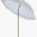 Patio Umbrella with UPF 50+ Protection, 8 Ribs, Push Button Tilt - Versatile Outdoor Shade for Garden, Courtyard, and Beach