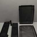 Under Bed Storage with Wheels, 2 Pack Under Bed Shoe Storage Organizer Drawer, Tool-free Assembly Metal Underbed Storage Containers for Clothes, Shoes, Black, 24.6"D x 16.6"W x 6.2"H