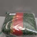 100 ft Green Christmas Garland Decorations Artificial Greenery 3.5" Wide Pine Garland PVC Soft Christmas Decorations for Indoor Outdoor Tree Stair Banister Fireplaces, 2 Pcs, 49 ft Each