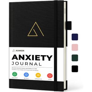 Guided Anxiety Journal for Women & Men  Cognitive Behavioral Therapy (CBT) Journal with Mindfulness Prompts, Anti-Anxiety Techniques, Overthinking & Brain Dump Journals  A Thoughtful Gift for Mental Health & Wellness