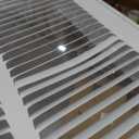 34" X 18" Steel Return Air Filter Grille for 1" Filter - Easy Plastic Tabs for Removable Face/Door - HVAC Duct Cover - Flat Stamped Face -White [Outer Dimensions: 35.75w X 19.75h]