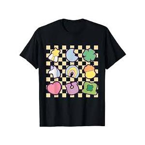 Groovy Lucky Charm Saint Patrick's Day Women's Shamrock TShirt. XS Size