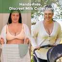 haakaa Petal Soft Silicone Milk CollectorDiscreet Leak-Protection Breast Milk Saver, Reusable Breast Shells Milk Collection Cup for Breastfeeding with Cleaning Brush- 2PCS