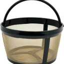 4-6 Cup Reusable Coffee Filter - BPA Free, Fits Mr. Coffee, Black+Decker, Walmart Mainstays & Most 4-6 Cup Basket-Style Coffee Makers (1-Pack)