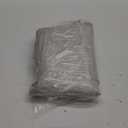 Joydeco Black Out Curtains 84 Inch Long 1 Panels Set, Greyish White Thermal Insulated Burlap Curtain & Drapes, Grommet Room Darkening Textured Drapes for Bedroom Living Room