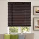 CALYX INTERIORS Room Darkening Vinyl Mini Blinds, Cordless, 1" Slat, 35" W x 60" H