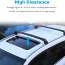 JDMON Compatible with Roof Rack Cross Bars KIA Sorento 2015 2016 2017 2018 with Side Rails Anti-theft Locks Desigh, Aluminum Luggage Rack Crossbar for Rooftop Cargo Bag Carrier Kayak Canoe Bike, Black