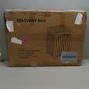 Package Delivery Box for Outside, 48 Gallon Storage with Lockable Secure, Large Double Wall Resin Outdoor Package Delivery Waterproof Deck (Grey)