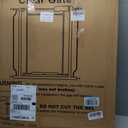 Extra Wide Acrylic Baby Gate Close Dog Gate Adjustable 29-38.5" Triple Locking Pressure Mounting Pet Gate for Stairs, Doorways, Indoor & Outdoor (29-38.5IN)