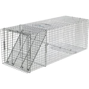 Havahart X-Large 1-Door Humane Animal Trap for Armadillos, Beavers, Bobcats, Cats, Dogs, Foxes, Groundhogs, Opossums, Racoons, and Other Larger-Sized Animals - Humane Catch and Release - 1081