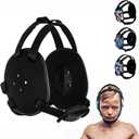 ROAR-INT Kid's Ear Guard BJJ Grappling Head Guard Adjustable Wrestling Headgear For Boys and Girls Earguard MMA Jiu Jitsu (Black)