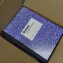 Oxford Composition Notebooks - Assorted Colored Marble Cover Wide Ruled Notebook - 9-3/4" X 7-1/2", Pack of 12 (100 sheets)