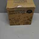 Kochorie 100 Pieces Sage Green Flower Paper Plates 7 Inches Disposable Floral Paper Plate Scalloped Sage Green Chinoiserie Vintage Flower Dessert Plates for Wedding Birthday Holiday Party Supplies