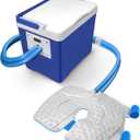 Cold Ice Machine Therapy System with Digital Timer, Knee/Joint Pad, Cooling Reservoir and Quiet Bump, for Post-Surgery and Post-Trauma Pain Relief