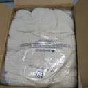 Hokway Stretch Couch Cushion Covers, 3 Piece Individual Sofa Cushion Slipcovers，Jacquard Sofa Seat Slipcover Set, Non-Slip Protector for Cushion (Creamwhite,Small-3PC)