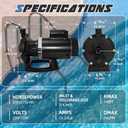 PB4-60 Booster Pump, 3/4 HP Fit for Polaris 180 280 380 480 3900 Pressure Side Pool Cleaners, 230/115V 60HZ - Replace for PB460 Polaris Pool Booster Pump