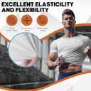 Men's Compression Quick Dry Short Shirts UPF 50+ UV Sun Protection Workout Undershirts Weatherproof Rash Guard (XL)