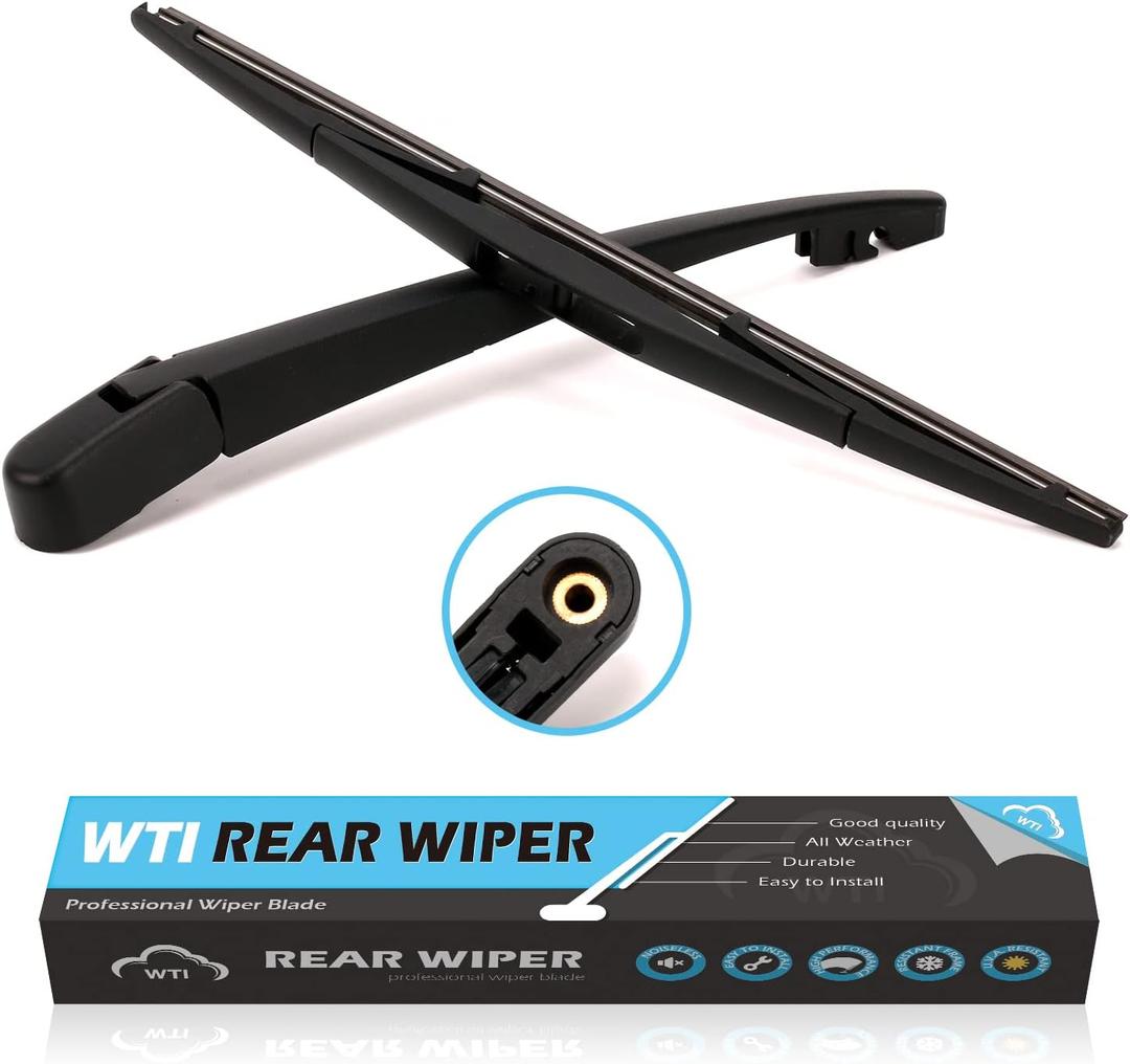 WTI Rear Wiper Arm Blade Set Compatible With Honda Odyssey 2011-2017 Minivan Rear Windshield Window Wiper Kits Assembly New Replacement Accessories Parts Fit 76720TK8A01