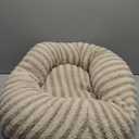 MIXJOY Dog Beds for Small Dogs, Washable Dog Bed with Removable Cover, Small Cat Bed for Indoor Cats, Calming Soft Dount Pet Beds with Anti Slip Bottom, Cute Puppy Beds, 23"x23"x8", Beige