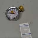 SENCTRL 0-200 Psi Water Pressure Gauge Test with Lazy Hand, Lead-Free, Waterproof, 2.5" Dial Size, 3/4" Female Garden Hose Thread, Stainless Steel Case, for Home Potable Water, House Tube