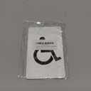 Decal Stickers of Handicap Sign (Black) (Set of 2) Premium Waterproof Vinyl Decal Stickers for Laptop Phone Accessory Helmet Car Window Mug Tuber Cup Door Wall Decoration -ANDstic083151BL040522 3.8'' x 3.9''