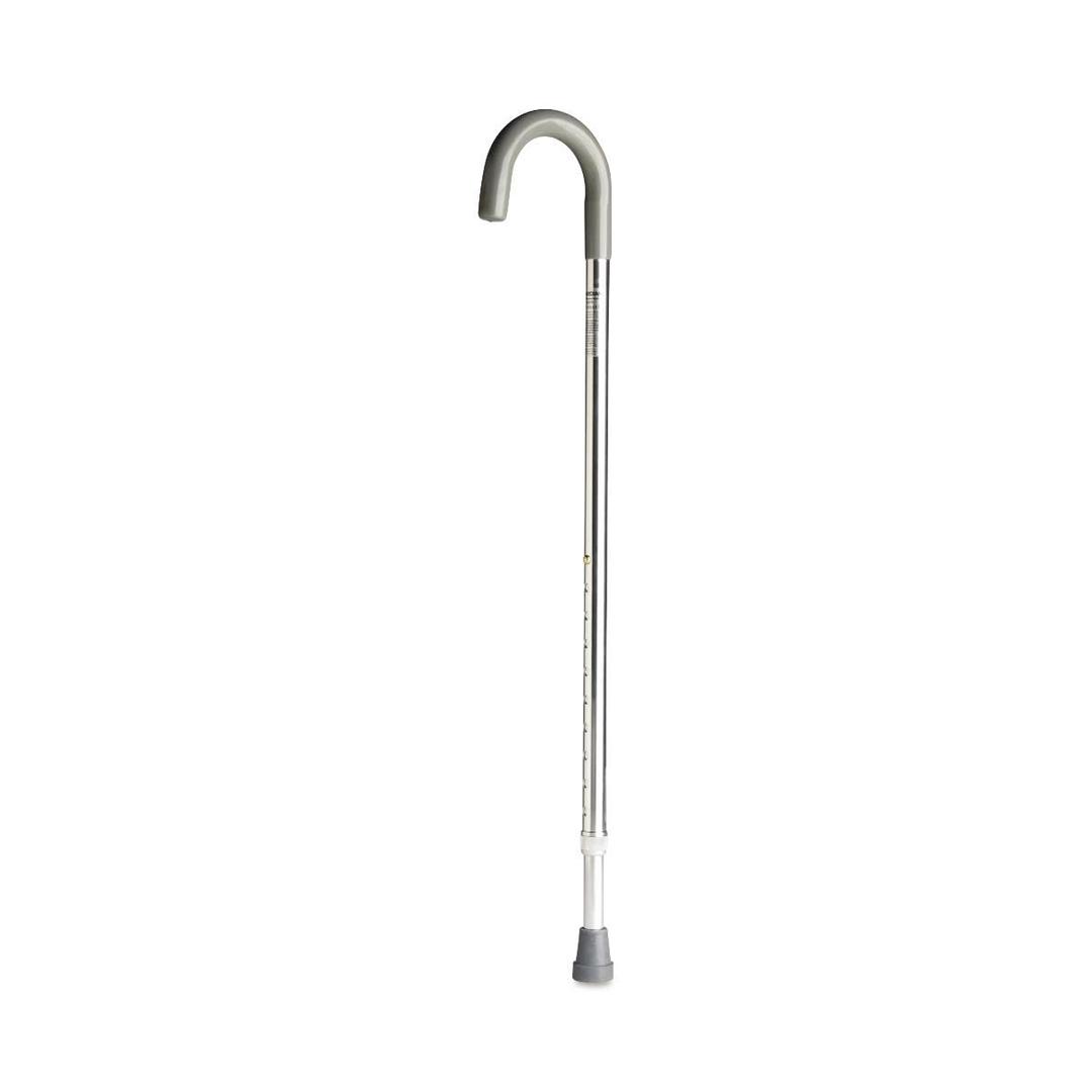 Medline Chrome Cane, Standard Handle,6,Case,G05370